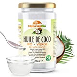 Huile de Coco Bio Vierge 1000 ml. Crue et Pressée à Froid. Organique et Naturel. Huile Bio Native Non Raffinée. ...
