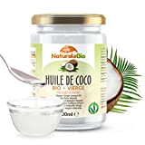 Huile de Coco Bio Vierge 500 ml. Crue et Pressée à Froid. Organique et Naturel. Huile Bio Native Non Raffinée. ...