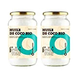 Huile de noix de coco CocoNativo - 1000ml (1Liter) Huile de Noix de Coco Biologique Extra Vierge et non Raffinée, ...