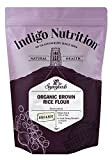 Indigo Herbs Farine de riz complet bio 1kg (Farine de riz brun biologique)
