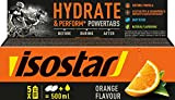 Isostar - Hydrate & Perform Powertabs saveur Orange - Tablettes Effervescentes pour Boisson Isotonique - 10 Tablettes - 190908