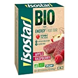 Isostar - Pâtes de Fruit Bio Energy Fruit Bar - Barre Energétique Fruitée Source de Vitamine C - Bio, Végan ...