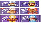 Italian Gourmet E.R. Lot de 6 paquets de test Milka Mmmax Oreo Choco Jelly Whole Hazelnut Crispy Yogaourt Bubbly Caramel ...