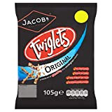Jacob's Twiglets Sharing Bag - 105 g - Lot de 8
