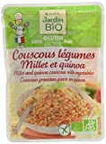 Jardin BiO étic Couscous légumes Millet et Quinoa sans gluten - 220 g - Pack de 6