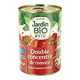 Jardin BiO étic Double concentré de Tomate sans sel ajouté - boîte 140 g