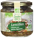Jardin BiO étic Lentilles vertes cuisinées aux petits légumes 400 g