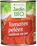 Jardin BiO étic Tomates entières pelées au jus sans sel ajouté - 800 g