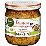 Jean Martin Quinoa aux aubergines, curry et raisins - Le bocal de 345g
