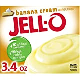 Jell-O Banana Cream Pie Pudding et 96g de remplissage