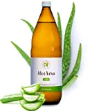 Jus d’Aloe Vera bio 100% | pelé à la main, de l’intérieur de la feuille| Riche en ingrédients naturels | ...