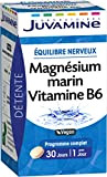 JUVAMINE - Equilibre Nerveux - Magnésium Marin 300mg + Vitamine B6 - 30 Comprimés