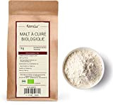 Kamelur Farine de malt d'orge enzymatique & sans additifs - 1kg - Malt pour pain et petits pains - malt ...