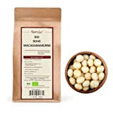 Kamelur noix de macadamia bio en qualité crue sans coque, classe, crues et non traitées 500 g (Lot de 1)