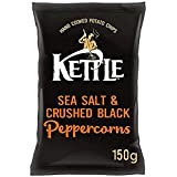 Kettle Chips au Sel de Mer/Poivre Noir Ecrase 150 g