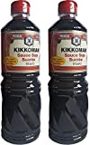KIKKOMAN Sauce soja sucrée pour sushi 975ML Marque Kikkoman lot de 2 bouteilles