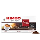 Kimbo - Caff, Macinato fresco - 250g (Pacco da 4)