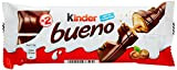 Kinder 1 Boîte de 30 Unités de Kinder Bueno avec 2 bâtonnets chacun - 43g x 30