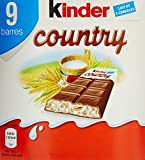 Kinder Country 9 Barres au Chocolat au Lait/Céréales 211,5 g