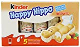 Kinder Happy Hippo Hazelnut 5 x 103.5 g (Pack of 10, Total 50 Bars)