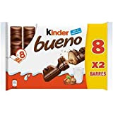 Kinder Kinder bueno lait et noisette - Le paquet de 8x2 barres