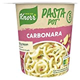 Knorr Mon Pasta Pot Pâtes Carbonara, Repas Express Portion Individuelle Sans Colorant ni Exhausteur de Goût 71g
