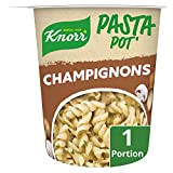 Knorr Mon Pasta Pot Pâtes Champignons, Repas Express Portion Individuelle Sans Colorant ni Exhausteur de Goût 70g