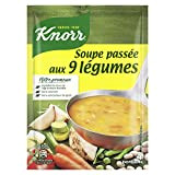 Knorr Soupe Déshydratée aux 9 Légumes, Potage Savoureux, Format pratique - 105g