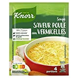 Knorr Soupe Déshydratée Poule aux Vermicelles pour 4 Personnes (Lot de 13 Sachets)