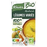 Knorr Soupe Liquide Bio Mouliné de Légumes Variés du Potager, 6 x 500ml
