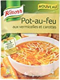 Knorr Soupe Pot-au-Feu aux Vermicelles et Carottes Pour 4 Portions 55 g - Lot de 7