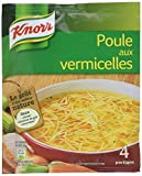 Knorr Soupe Poule Vermicelles, Soupe déshydratée, Ingrédients issus de l'agriculture durable, 4 portions 63g