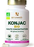 Konjac BIO | 3000mg Glucomannane | 180 Gélules Vegan | Aide au contrôle du poids dans le cadre d’un régime ...
