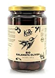 KoRo - Olives Kalamata Bio avec noyau 400 g - arôme unique - olives naturelles en saumure