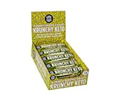 Krunchy Keto Bar (15 x 35 g) – Haute teneur en fibres et faible teneur en glucides, entièrement naturel, sans ...