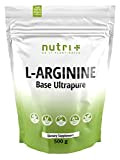 L-Arginine Base Poudre 500g - dosage le plus élevé - végétal par fermentation - L-Arginine Poudre pure - Vegan - ...