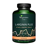L-Arginine Plus Vegavero® | Avec Tribulus Terrestris + Maca + Vitamine C Naturelle + Zinc + Cordyceps Sinensis | SANS ...