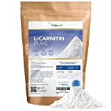 L-Carnitine Pure - 300 g de poudre pure sans additifs - 100% L-Carnitine Tartrate - 100 portions avec 3000 mg ...