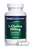 L-Choline 500mg | Adapté aux Végétaliens| Jusqu’à 2 mois de bienfaits |SimplySupplements