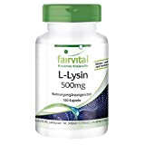 L-Lysine 500 mg - Dose élevée - Chlorhydrate de L-lysine - 100 gélules