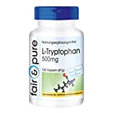 L-tryptophane 500mg - végan - acide aminé essentiel - 120 gélules de tryptophane
