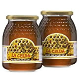 La cellule - miel de mille fleurs - poliflora - 2 x 1 kg - notes florales de miel et ...