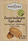 LA PATELIERE Levure Boulangère Super Active 5,5g de 5 Sachets (27,5 g)