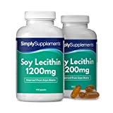 Lecithine 1200mg |Extrait de Graines de Soja non Génétiquement Modifiées | 240 Gelules | Jusqu’à 8 mois de Bienfaits | ...