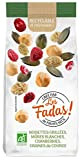 Les FADAS de Fruits Secs Noisettes Grillées Mûres Blanches Cranberries Graines de Courge Bio, 145 g