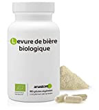 LEVURE DE BIERE BIO * 500mg / 180 gélules végétales * Prévention du vieillissement * Fabriqué en FRANCE