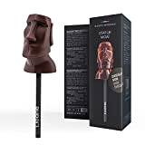 Licone sucette en chocolat (chocolat noir, Licone - Statue Moai)