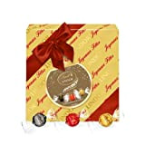 Lindt - Boîte Cadeau LINDOR - Assortiment de Chocolats au Lait, Noirs et Blancs - Cœur Fondant - Idéal pour ...
