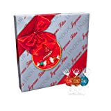 Lindt - Boîte Cadeau Noël LINDOR Assorti Lait Caramel - Chocolat au Lait, Lait Caramel Pointe de Sel et Lait ...