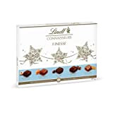 Lindt - Boîte CONNAISSEURS Finesse - Assortiment de Chocolats au Lait, Noirs et Blancs - Idéal pour Noël, 397g